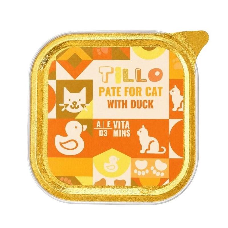 Tillo Pate Duck - Wet Cat Food - 100g