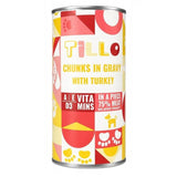 Tillo Trozos En Salsa Z Indykiem Comida Húmeda Para Perros 1250g