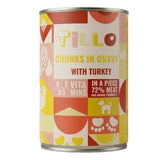 Tillo Trozos En Salsa Z Indykiem Comida Húmeda Para Perros 415g