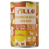 Tillo Trozos En Salsa Z Kaczka Comida Húmeda Para Perros 415g