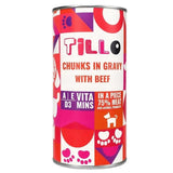 Tillo Trozos En Salsa Z Wolowina Comida Húmeda Para Perros 1250g
