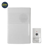 Timbre Sin Hilos Pulsador Y Receptor A Pilas (Alcance 50m)