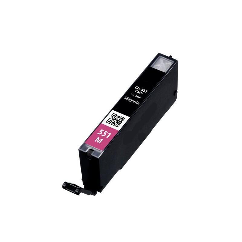 Tinta Compatible Canon 551xl Magenta 11ml Pixma Ip7250,Mg5450,Mg6350 Cli-551xlm