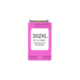 Tinta Compatible Hp 302xl Color Remanufacturado F6u67ae/F6u65ae