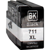 Tinta Compatible Hp 711xl Negro Cz133a/Cz129a