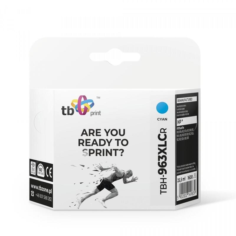 Tinta Compatible Hp Officejet    Pro 9020 Tbh-963xlcr Cy
