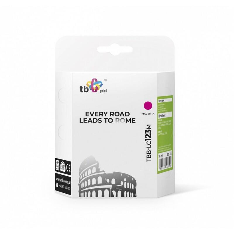 Tinta Compatible Para Brother Lc123   Tbb-Lc123m Ma