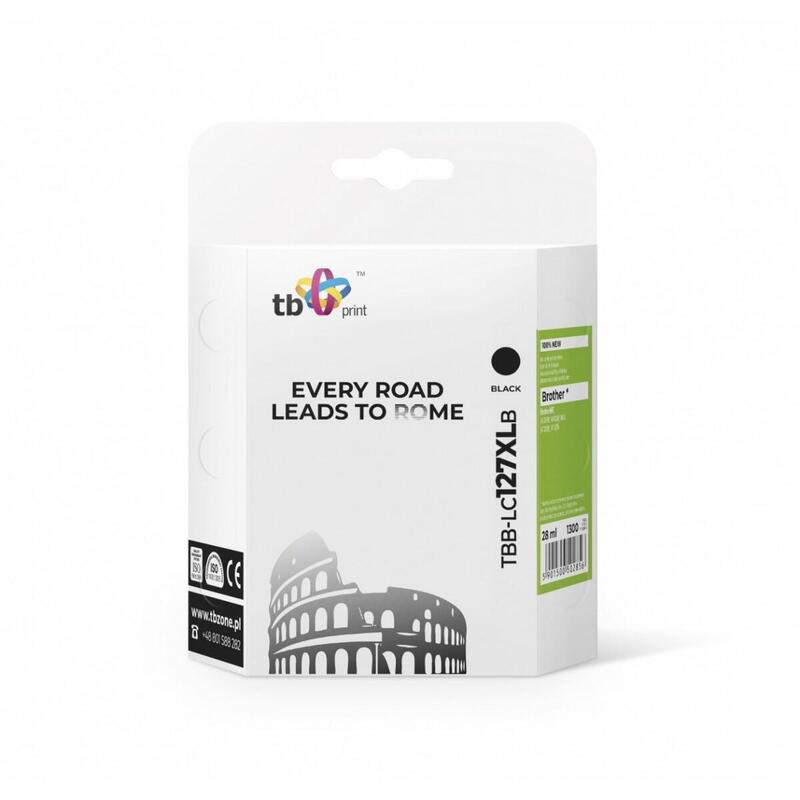 Tinta Compatible Para Brother Lc127xl Tbb-Lc127xlb Bk