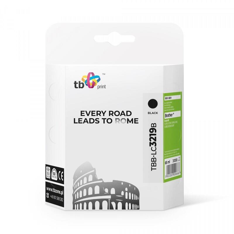 Tinta Compatible Para Brother Mfc-J53 30dw Negro Tbb-Lc3219b