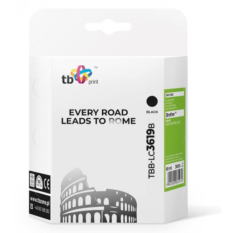 Tinta Compatible Para Brother Mfc0j23 30dw Negro Tbb-Lc3619b