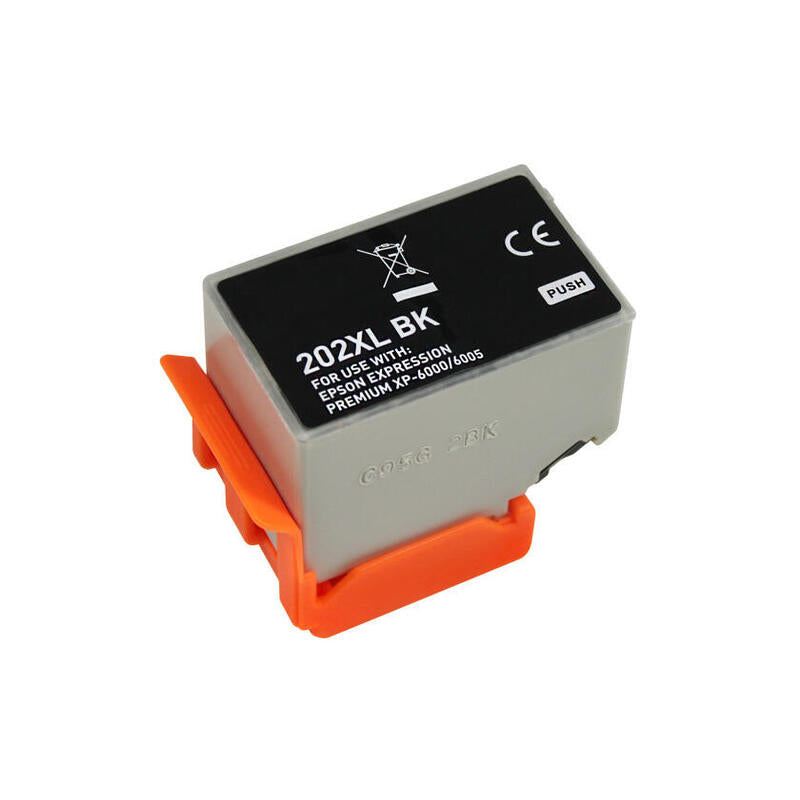 Tinta Generica Para Epson T02g1/T02e1 Black   (202xl)  C13t02g14010/C13t02e14010