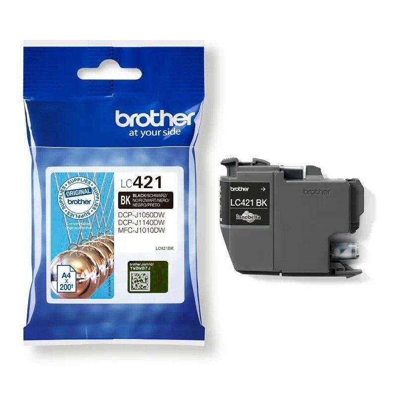 Tinta Original Brother Lc-421bk Lc421bk Negro