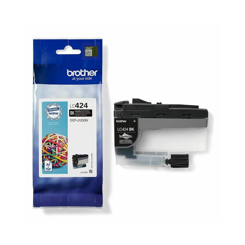 Tinta Original Brother Lc424 Negro Lc424bk