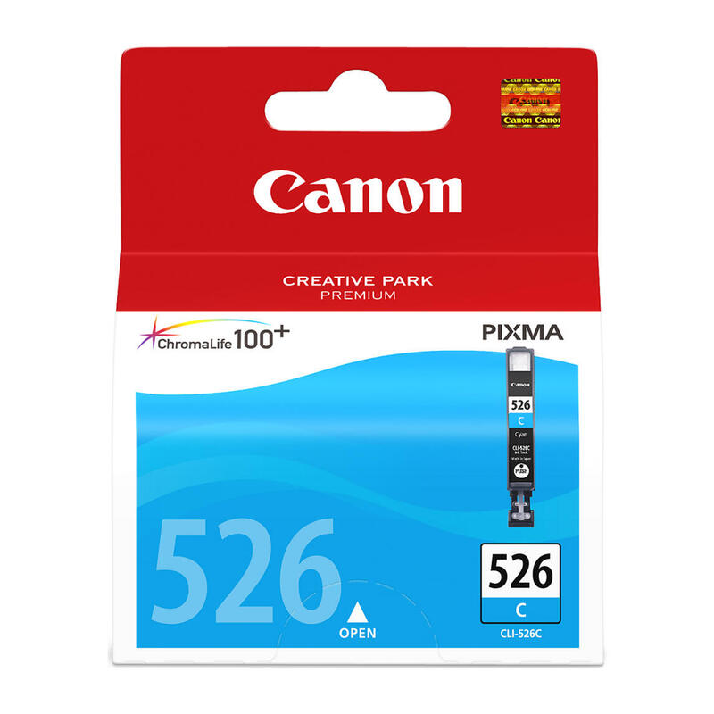 Tinta Original Canon Cli-526c Cyan Para Pixma Mg5150, Mg5250, Mg8150