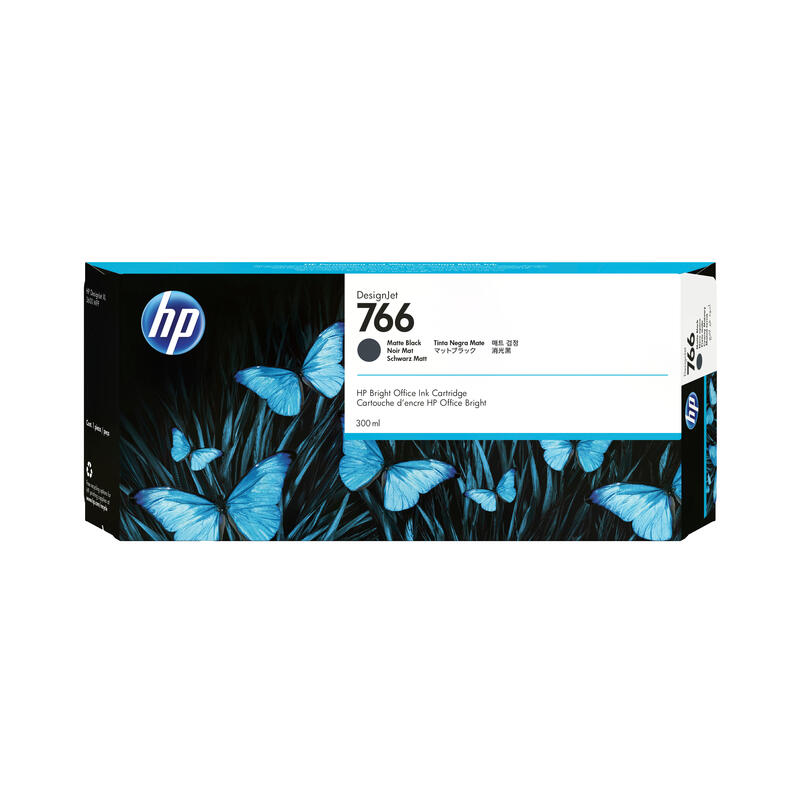 Tinta Original Hp 766 Negro Mate 1 Pieza(S)