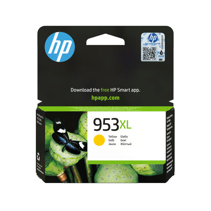 Tinta Original Hp 953 Xl Amarillo 953xl - F6u18ae