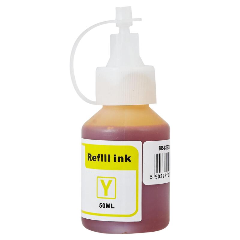 Tinta Para Brother Bt5000y Amarillo 50 Ml Bulk