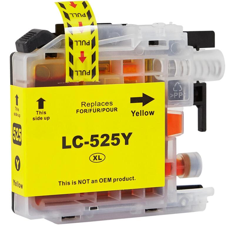 Tinta Para Brother Lc525xly Amarillo 15 Ml Bulk