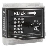 Tinta Para Brother Lc970bk / Lc1000bk Negro 36 Ml Bulk