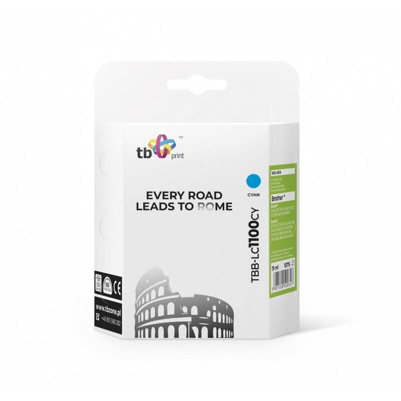 Tinta Para Brother Lc980/1100 Tbb-Lc1100cy Cy 100 Nuevo