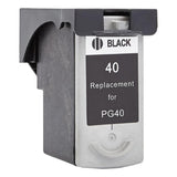 Tinta Para Canon 0615b001 / Pg40 Rem. Negro 18 Ml Bulk
