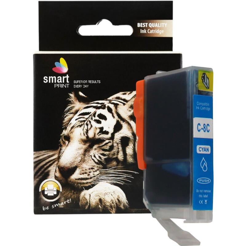 Tinta Para Canon 0621b / Cli8c Cyan 14 Ml Smart Print