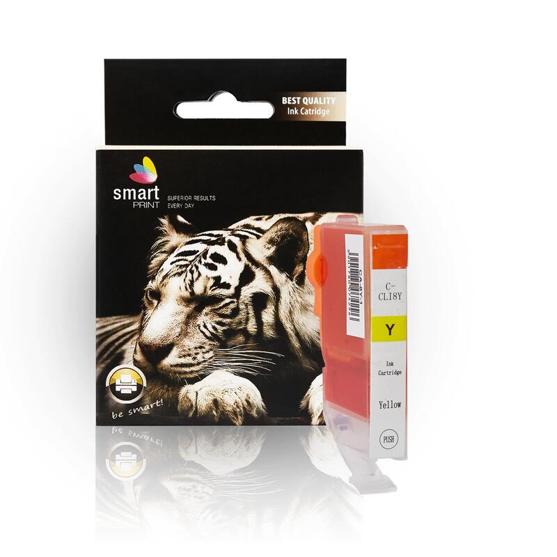 Tinta Para Canon 0623b / Cli8y Amarillo 14 Ml Smart Print