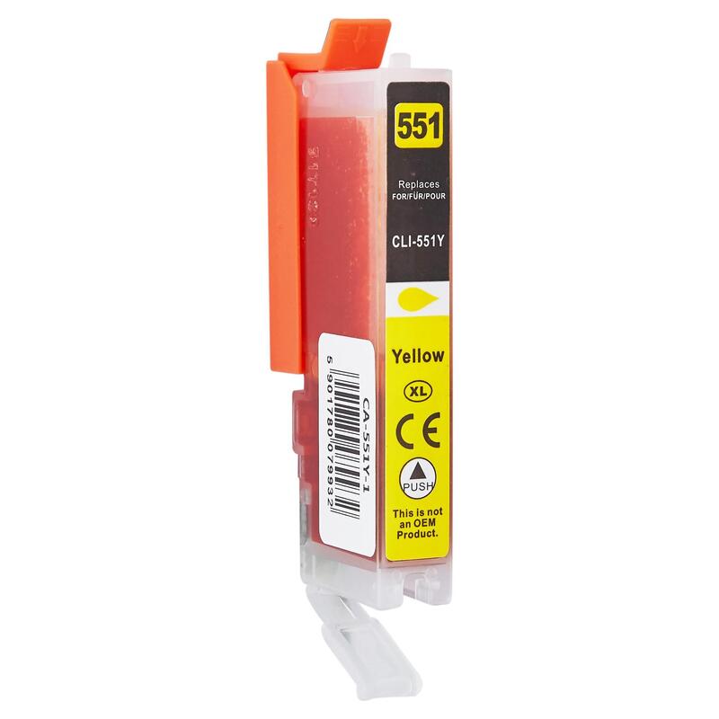 Tinta Para Canon 6511b001 / Cli551y Amarillo 12 Ml Bulk