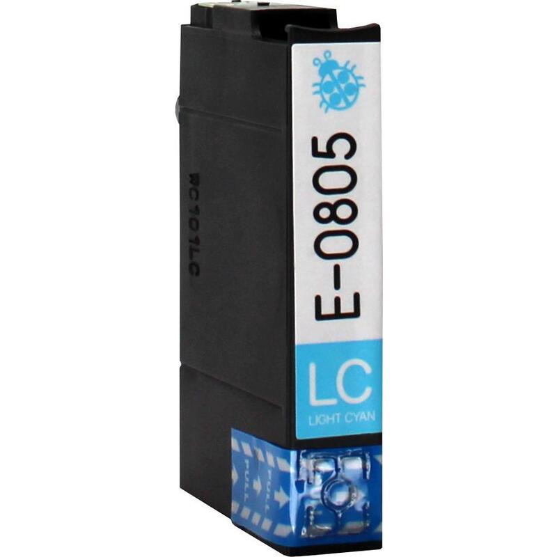 Tinta Para Epson C13t08054010 / T0805 Light Cyan 14 Ml Bulk