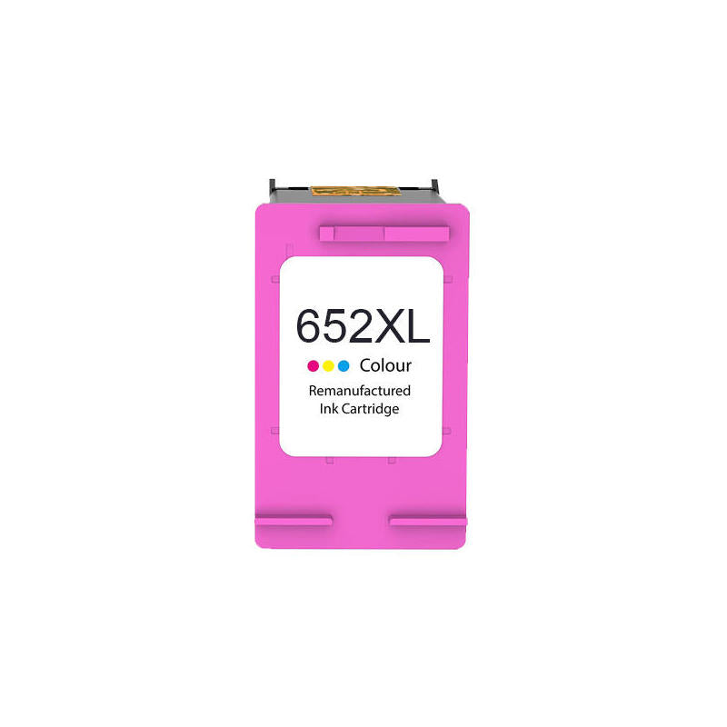 Tinta Remanufacturado Hp 652xl Tricolor F6v24ae