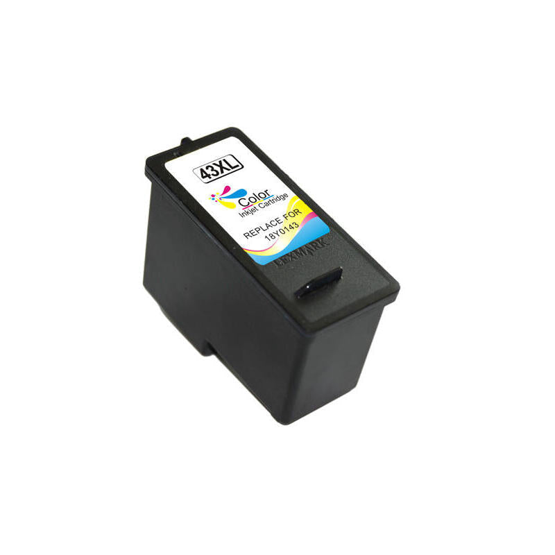 Tinta Remanufacturado Para Lexmark 43xl/41 Tricolor  18y0143e/18y0141e