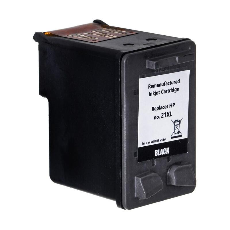 Tinta Superbulk B-H21  (Recambio Hp 21xl C9351a) Estándar Negra