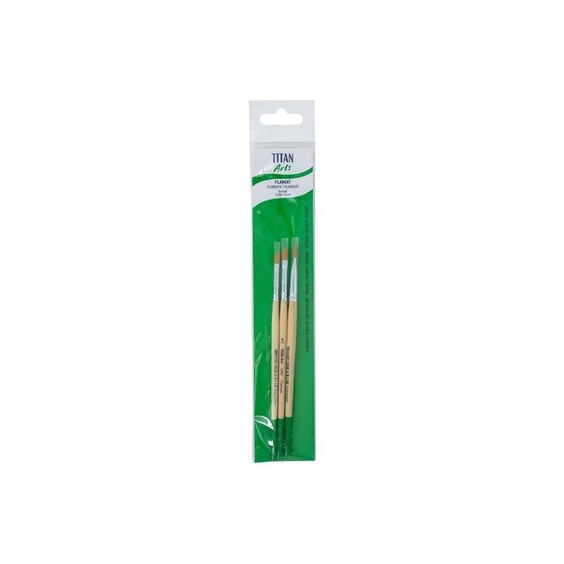 Titan Arts Set De Pinceles 2584/4-6-8 Blíster 3 Ud