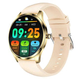 Tn99 Smartwatch Con Correa De Silicona Dorado Pantalla Amoled 1,43 Pulgadas