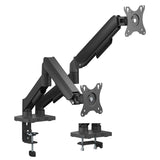 Tnb Ergo - Double Arm Mechanical Monitor Stand - Black