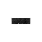 Tnb Iclick - Teclado Bluetooth Recargable Ultra Fino  Conecta Hasta 3 Oredenadores A La Vez.-Color Gris