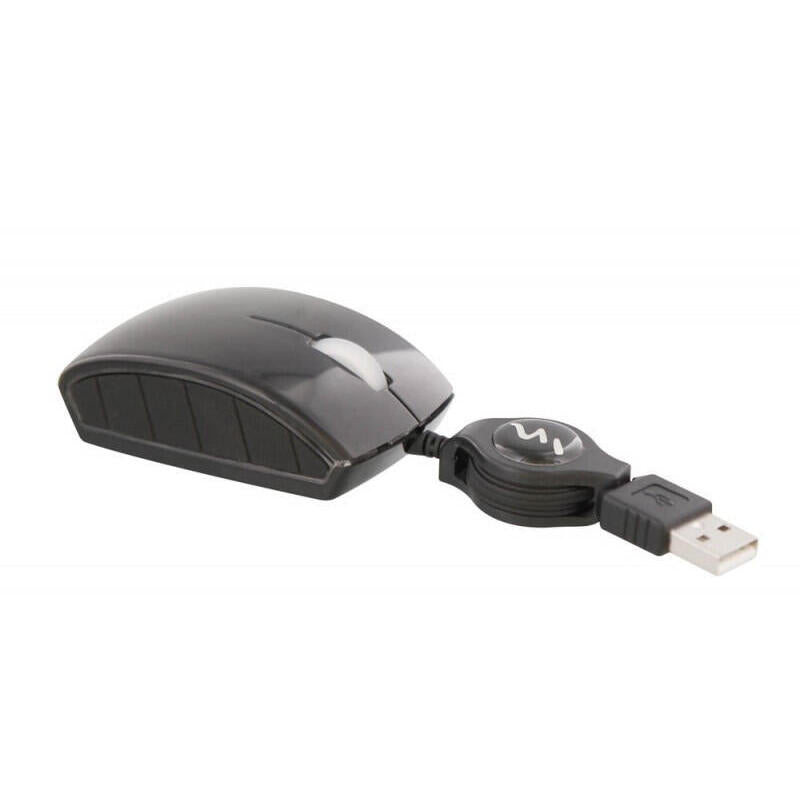 Tnb Raton Ultracompacto Con Cable Guppy Negro