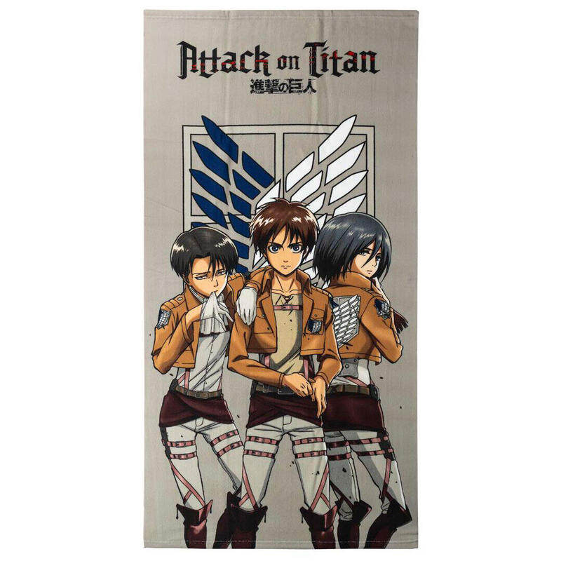 Toalla Attack On Titan Microfibra