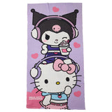 Toalla Kuromi Hello Kitty Microfibra