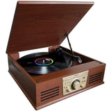 Tocadiscos Sunstech Pxr32wd Bluetooth/Fm/Usb/Sd Madera