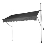 Toldo Ajustable 250x120cm Color Gris