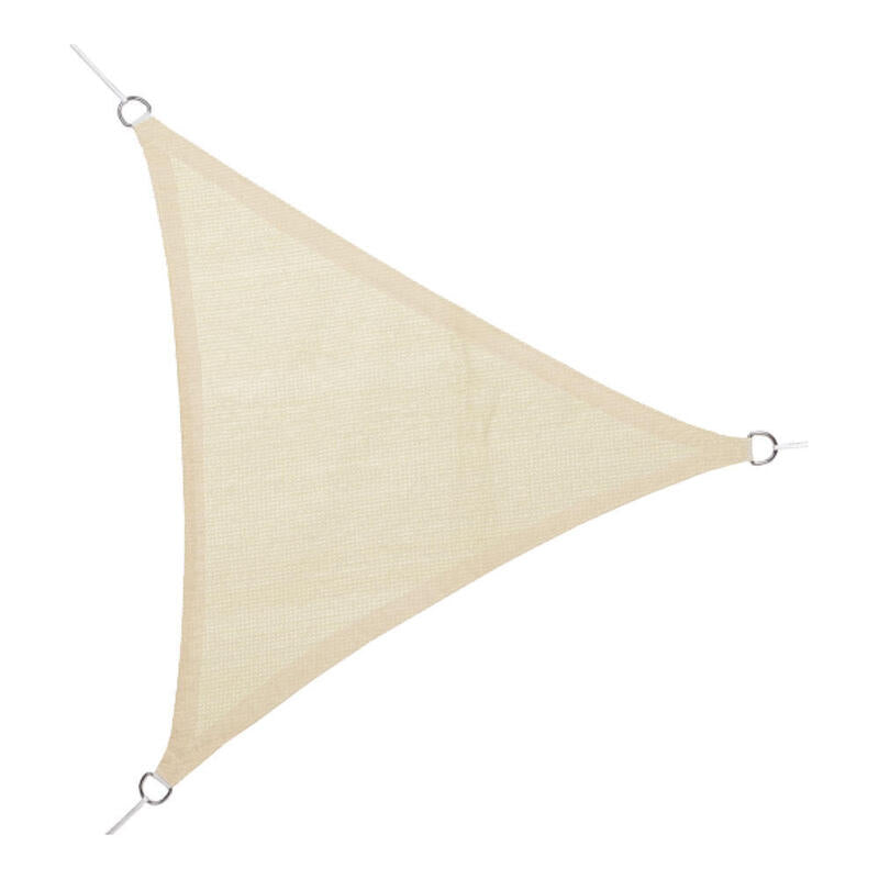 Toldo Vela Triangular Beige 3,6 X 3,6 X 3,6 M