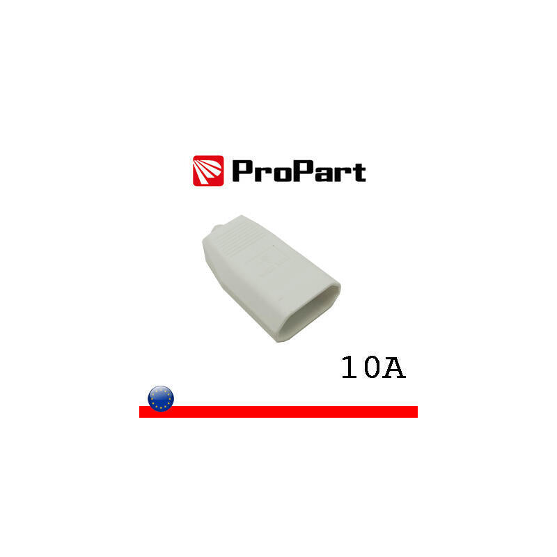 Toma 10a 2p Sin Tierra - Blanca