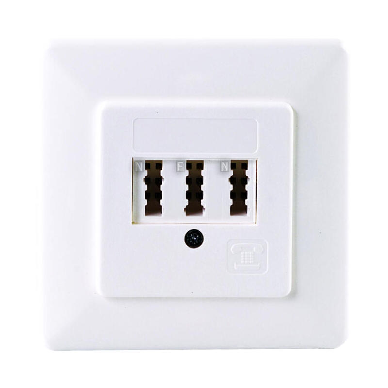Toma De Teléfono Schwaiger Tae 3x6 (4) Nfn Para Empotrar