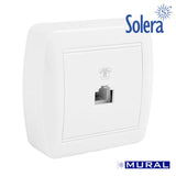 Toma De Telefono Tj11 (4 Vias) 74x72x28mm.S. Mural Solera Mur84u
