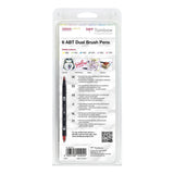 Tombow Estuche 6 Rotuladores Abt Dual Brush Doble Punta Fina/Pincel C/Surtidos Pastel
