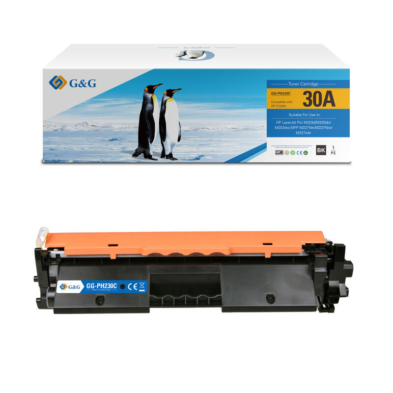 Toner Generico G&G Hp Cf230a Negro - Reemplaza 30a