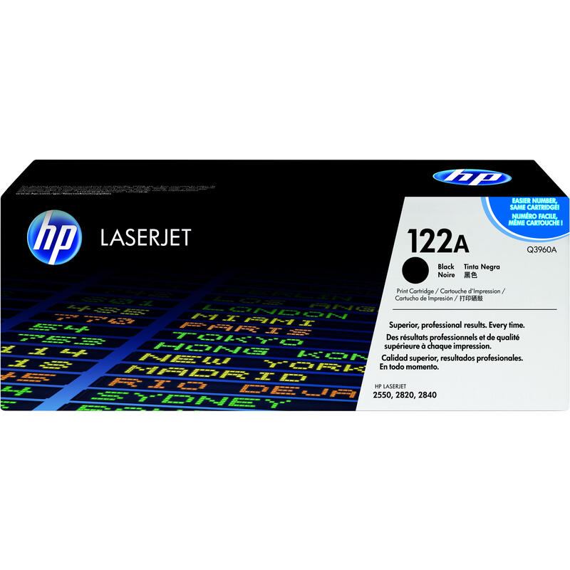 Toner Hp 122a Q3960a Negro 5000 Paginas 2550 2800