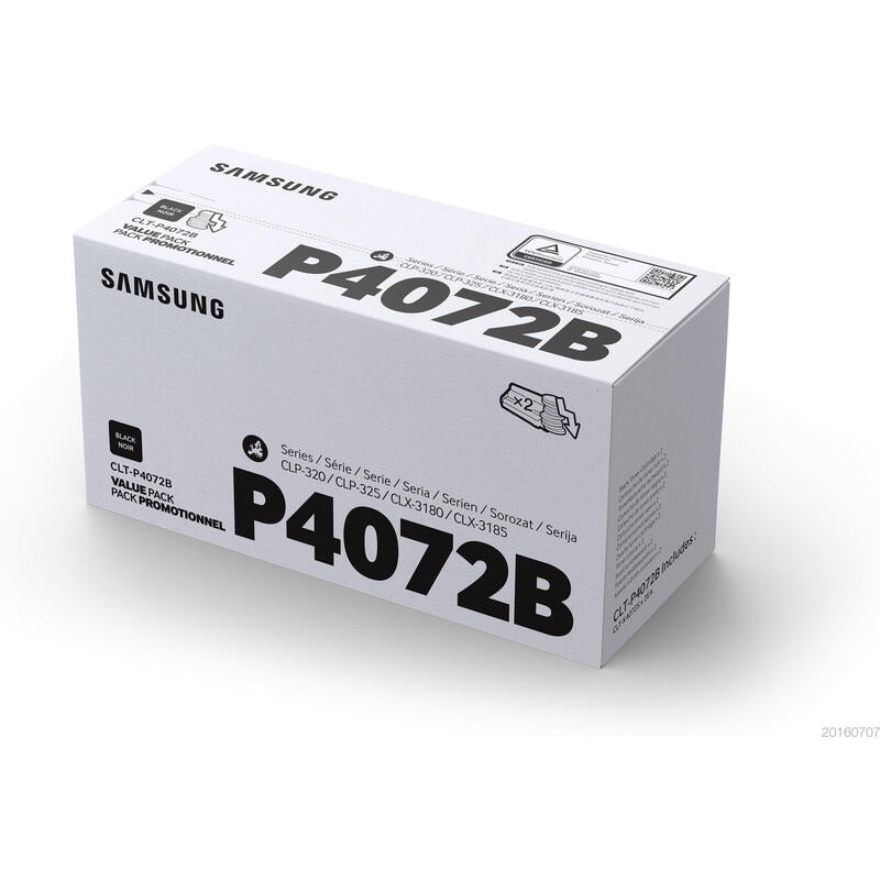 Toner Hp Compatible Samsung Clt-P4072b 2 Pack Negro Su381a