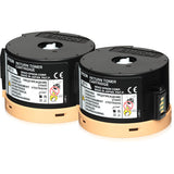 Toner Original Epson 0711 Paquete De 2 Gran Capacidad Negro Epson Return Program Para Workforce Al-M200dn, Al-M200dn Double Pack Bundle Etd, Al-M200dw, Al-Mx200dnf, Al-Mx200dwf